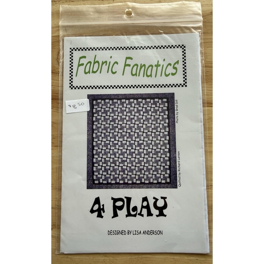 Fabric Fanatics 4‎ Play Quilt Pattern Lisa Anderson 86"x94"